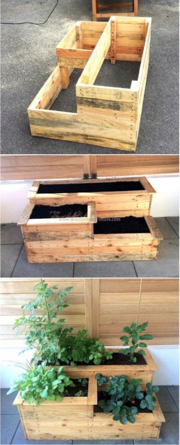 27 top idées de potagers à faire avec des palettes 2 27 top idées de potagers à faire avec des palettes 2