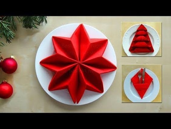 Les 27 plus belles idées de pliages de serviettes 3 Les 27 plus belles idées de pliages de serviettes 3