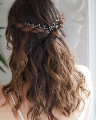 26 Coiffures de mariage mi-longs avec cheveux lâchés 2 26 Coiffures de mariage mi-longs avec cheveux lâchés 2