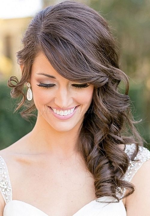 26 Coiffures de mariage mi-longs avec cheveux lâchés 4 26 Coiffures de mariage mi-longs avec cheveux lâchés 4