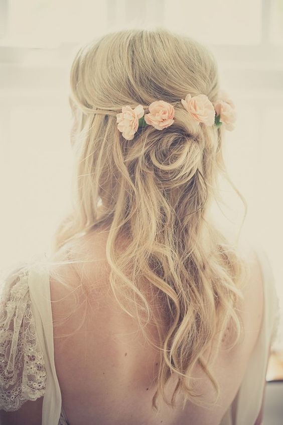 26 Coiffures de mariage mi-longs avec cheveux lâchés 12 26 Coiffures de mariage mi-longs avec cheveux lâchés 12