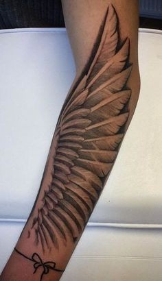 Les 44 plus belles idées de tatouages ailes d'ange 1