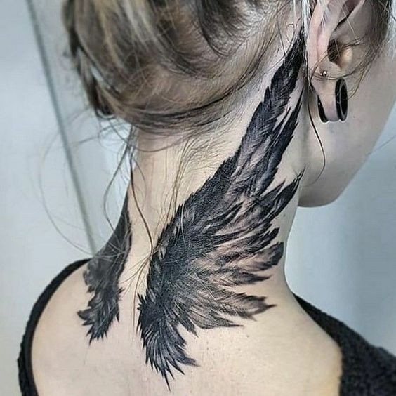 Les 44 plus belles idées de tatouages ailes d'ange 25