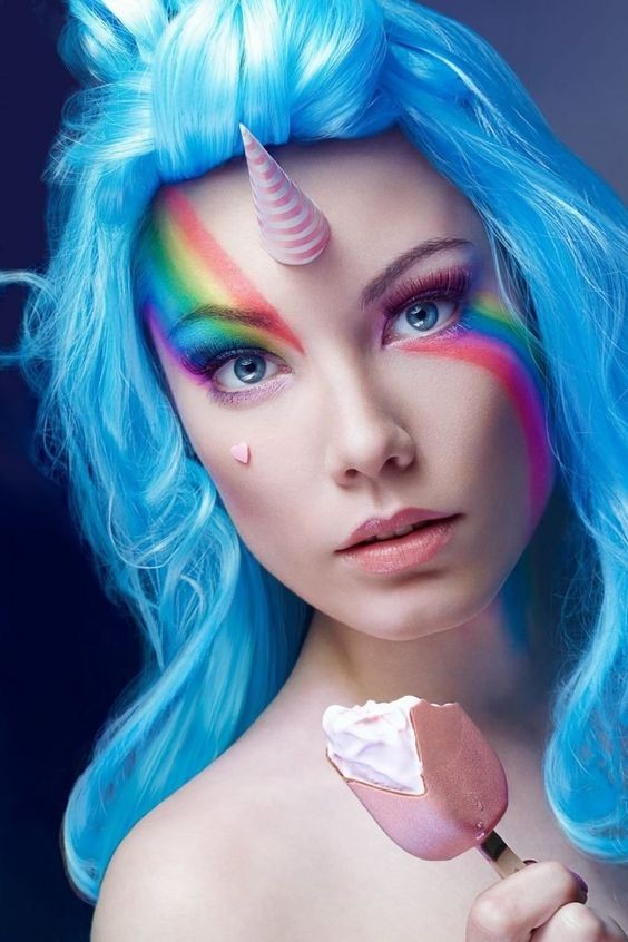 52 top idées de maquillage licorne pour fille 43 52 top idées de maquillage licorne pour fille 43