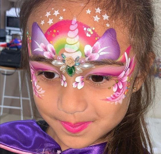 52 top idées de maquillage licorne pour fille 48 52 top idées de maquillage licorne pour fille 48
