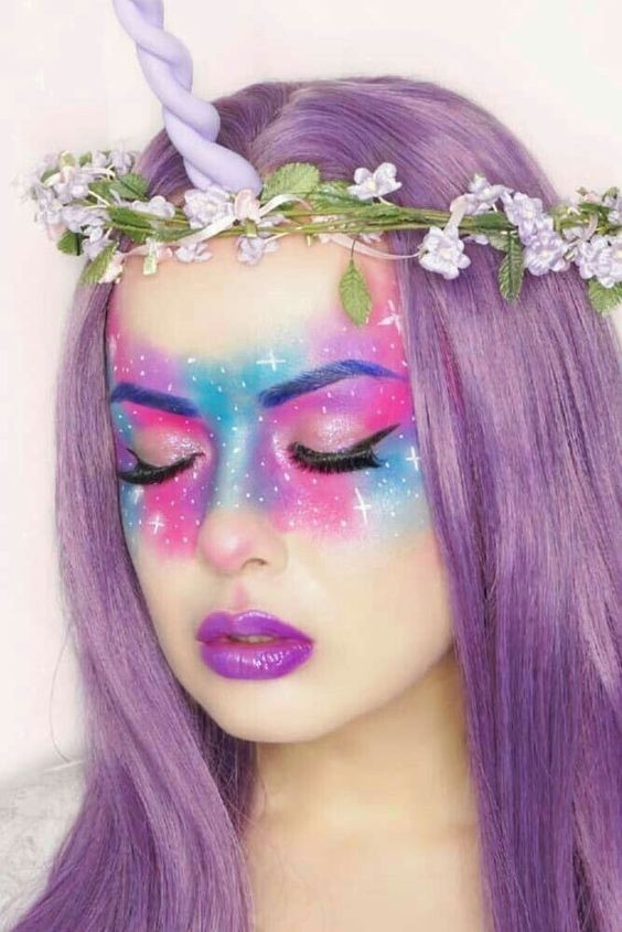 52 top idées de maquillage licorne pour fille 49 52 top idées de maquillage licorne pour fille 49