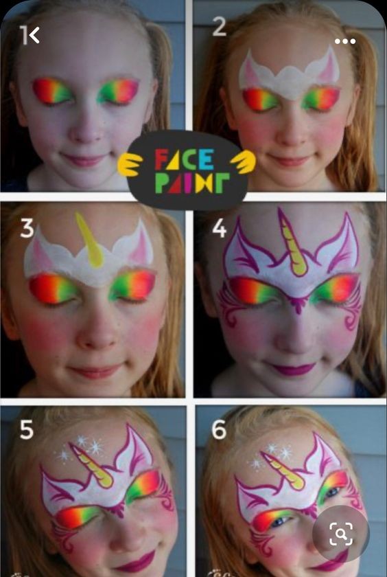 52 top idées de maquillage licorne pour fille 51 52 top idées de maquillage licorne pour fille 51