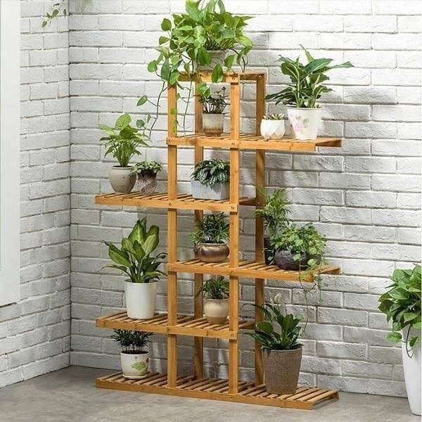 Les 100 plus belles étagères pour plantes 105