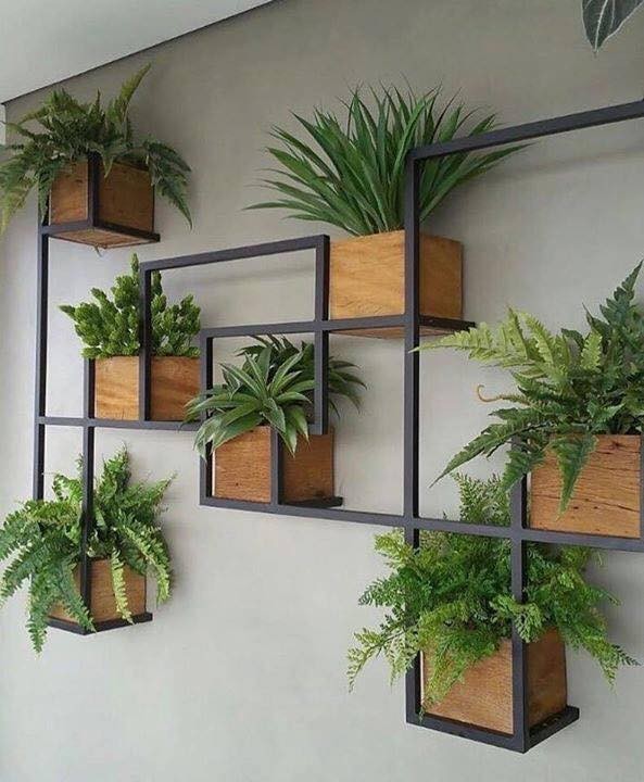 Les 100 plus belles étagères pour plantes 106