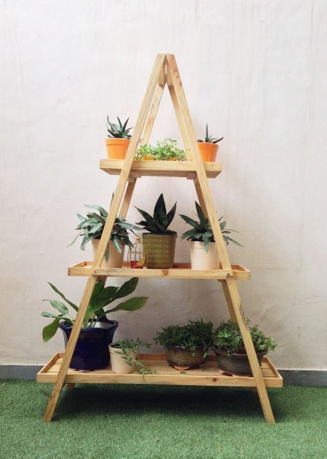 Les 100 plus belles étagères pour plantes 54