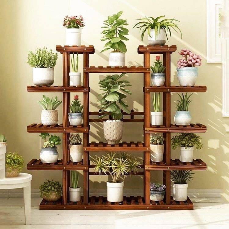 Les 100 plus belles étagères pour plantes 58