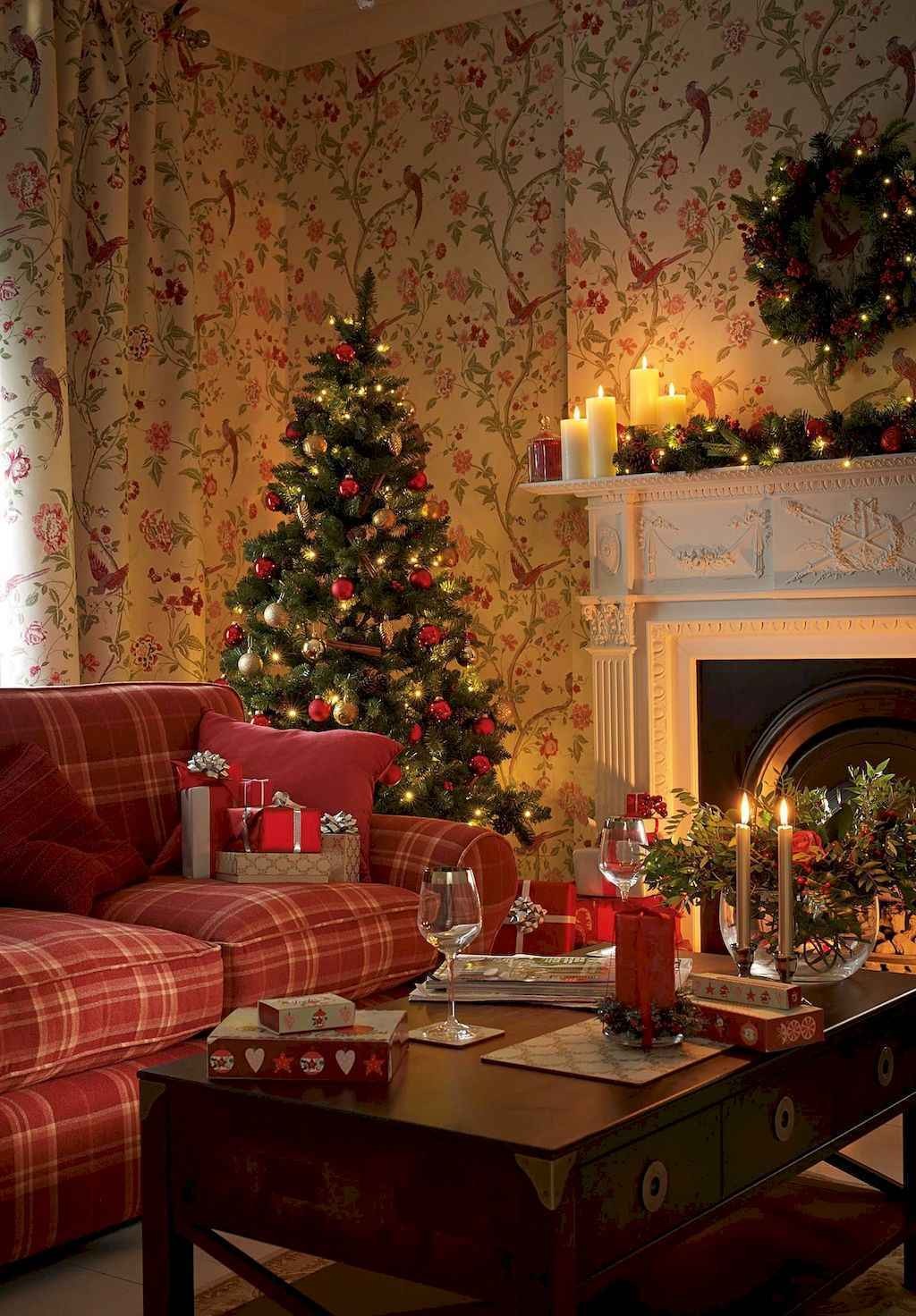 80 Belles idées pour décorer votre salon ce Noel 17