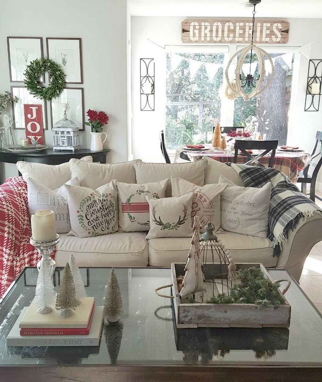 80 Belles idées pour décorer votre salon ce Noel 19