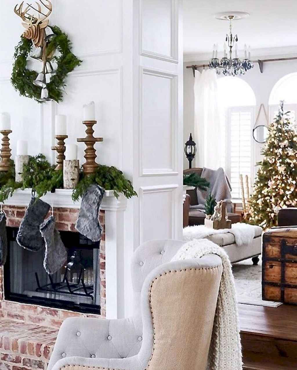 80 Belles idées pour décorer votre salon ce Noel 20