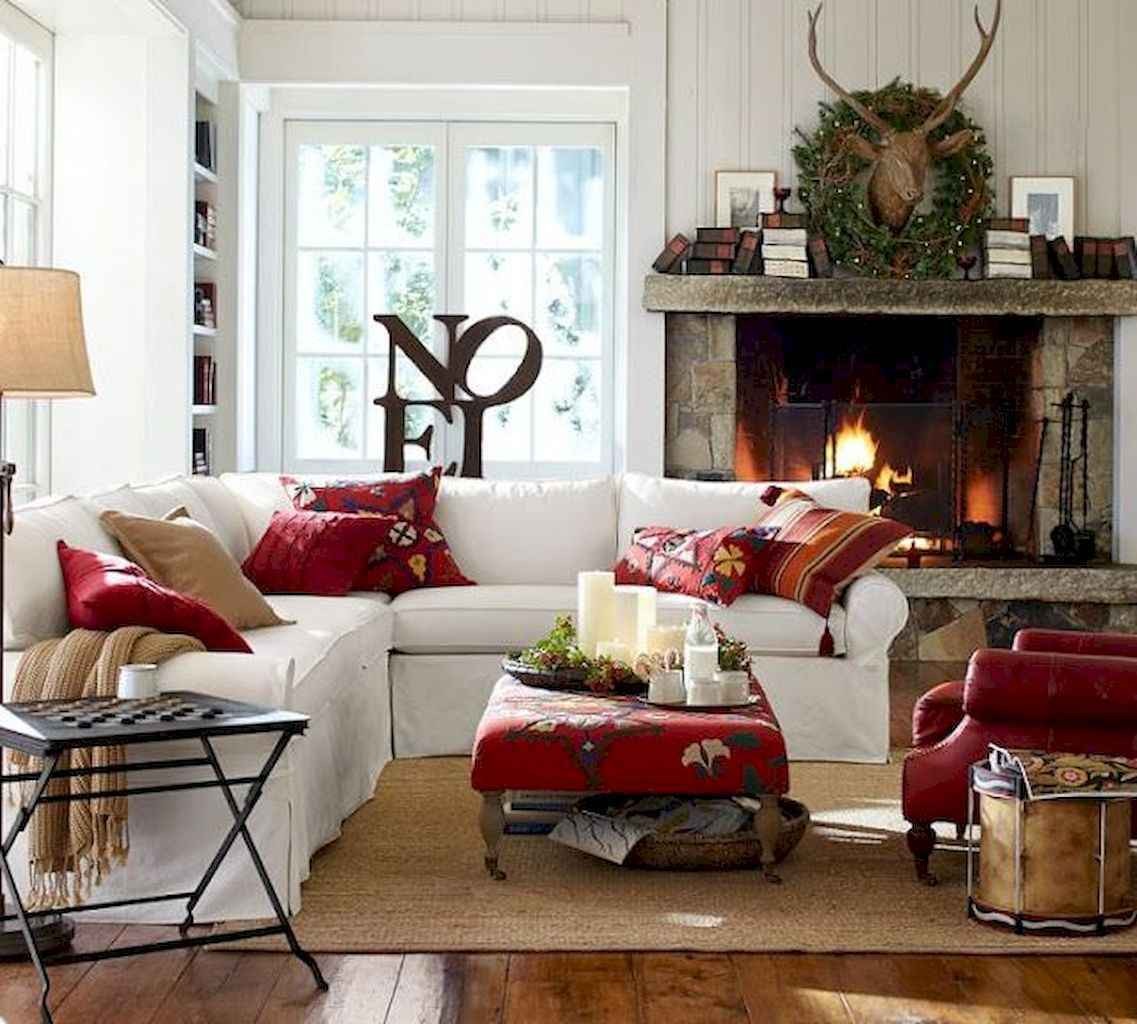 80 Belles idées pour décorer votre salon ce Noel 3