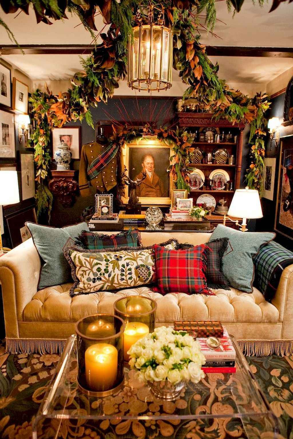80 Belles idées pour décorer votre salon ce Noel 31
