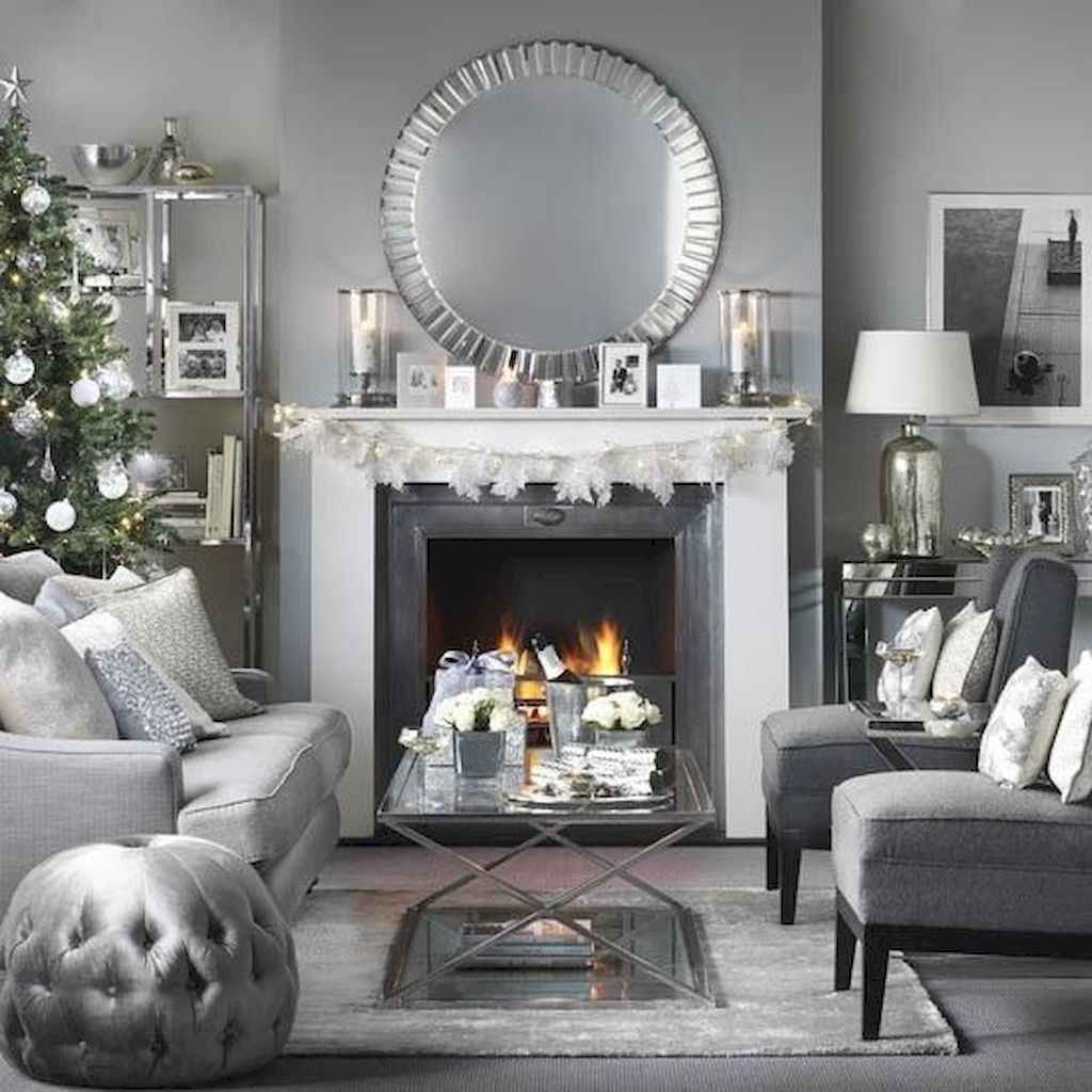 80 Belles idées pour décorer votre salon ce Noel 59