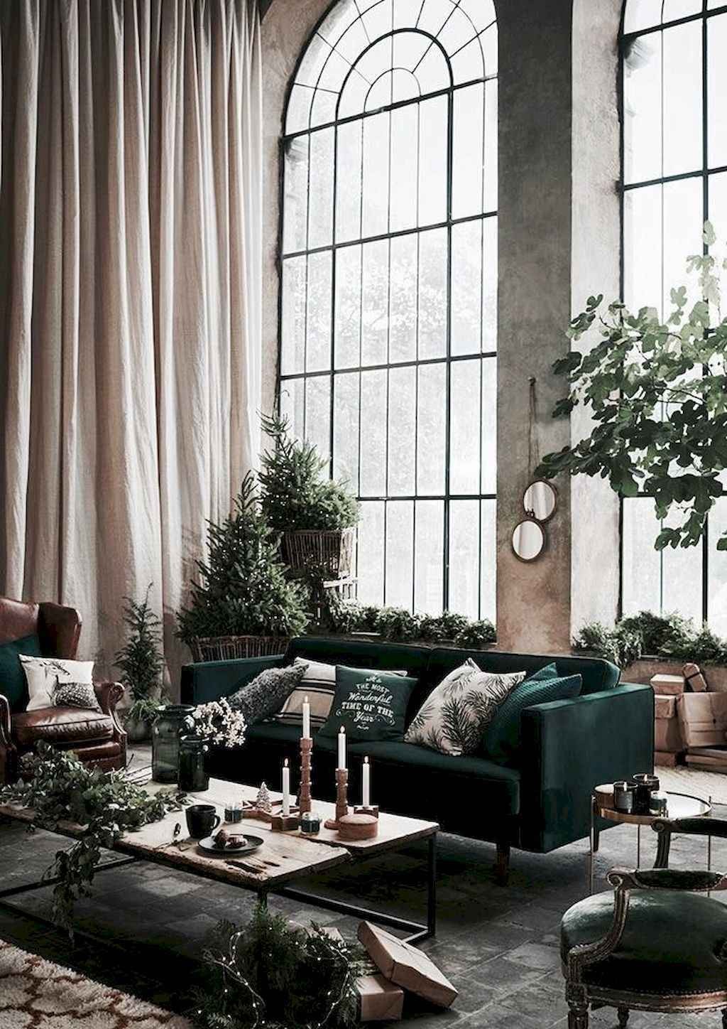 80 Belles idées pour décorer votre salon ce Noel 63