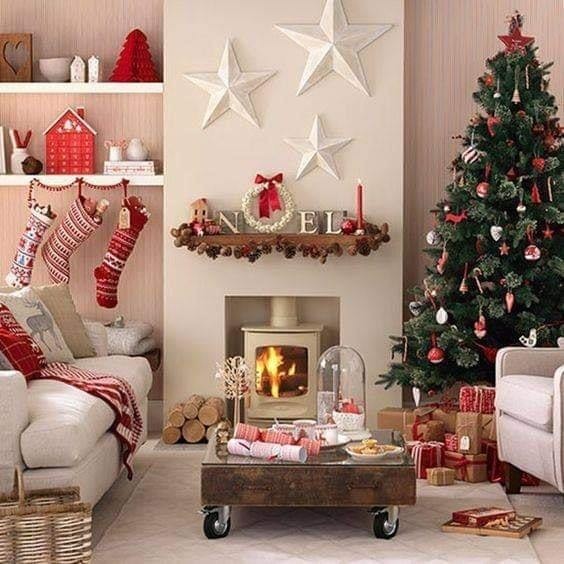 80 Belles idées pour décorer votre salon ce Noel 66