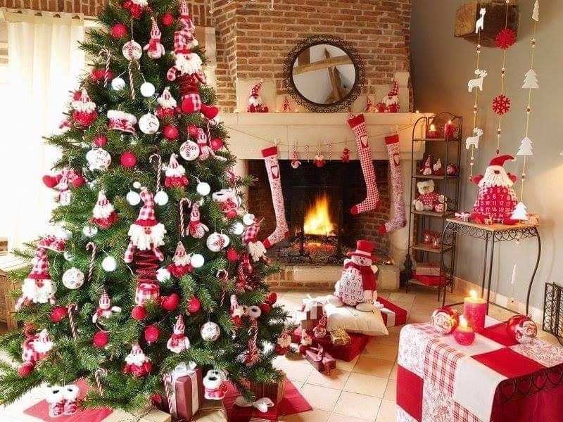 80 Belles idées pour décorer votre salon ce Noel 69