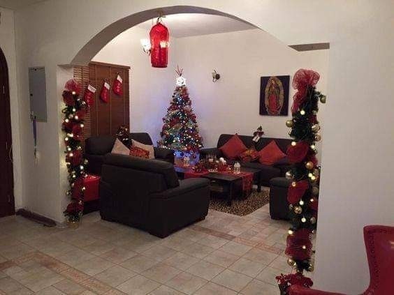 80 Belles idées pour décorer votre salon ce Noel 70
