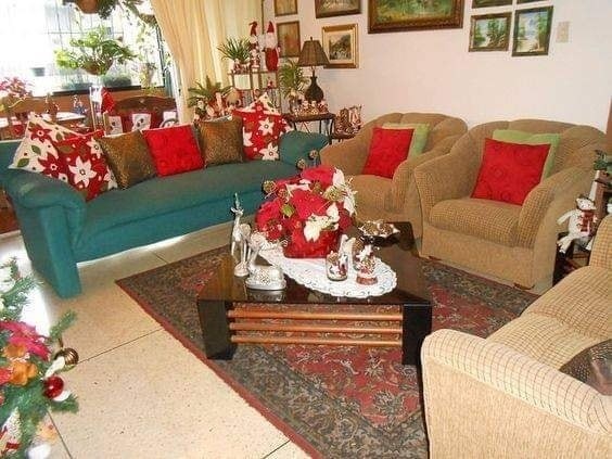 80 Belles idées pour décorer votre salon ce Noel 71