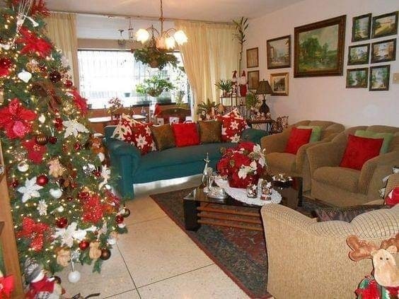 80 Belles idées pour décorer votre salon ce Noel 72
