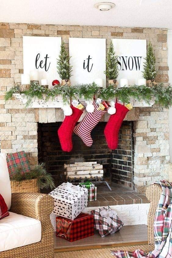 80 Belles idées pour décorer votre salon ce Noel 75