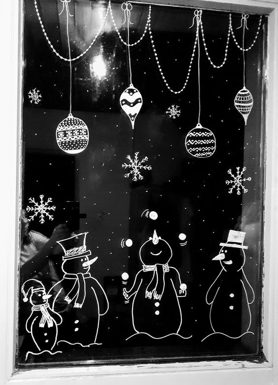 39 Top idées de Décorations de Fenêtres pour Noël 3 39 Top idées de Décorations de Fenêtres pour Noël 3