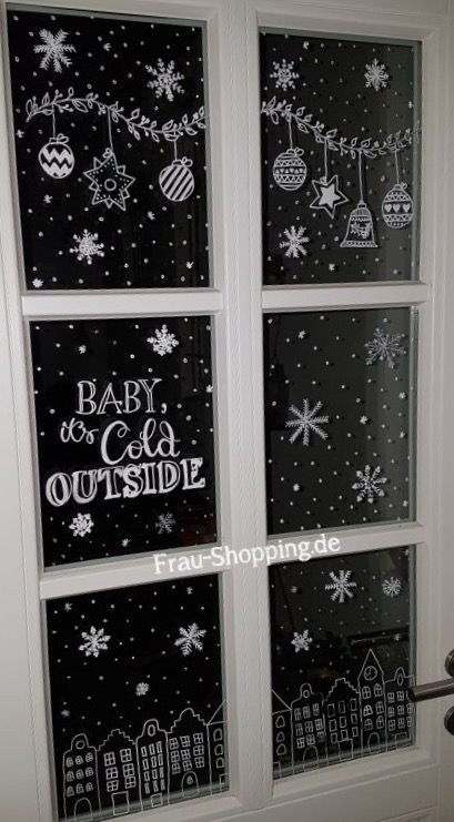 39 Top idées de Décorations de Fenêtres pour Noël 14 39 Top idées de Décorations de Fenêtres pour Noël 14