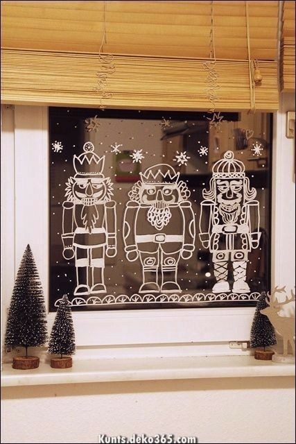 39 Top idées de Décorations de Fenêtres pour Noël 8 39 Top idées de Décorations de Fenêtres pour Noël 8