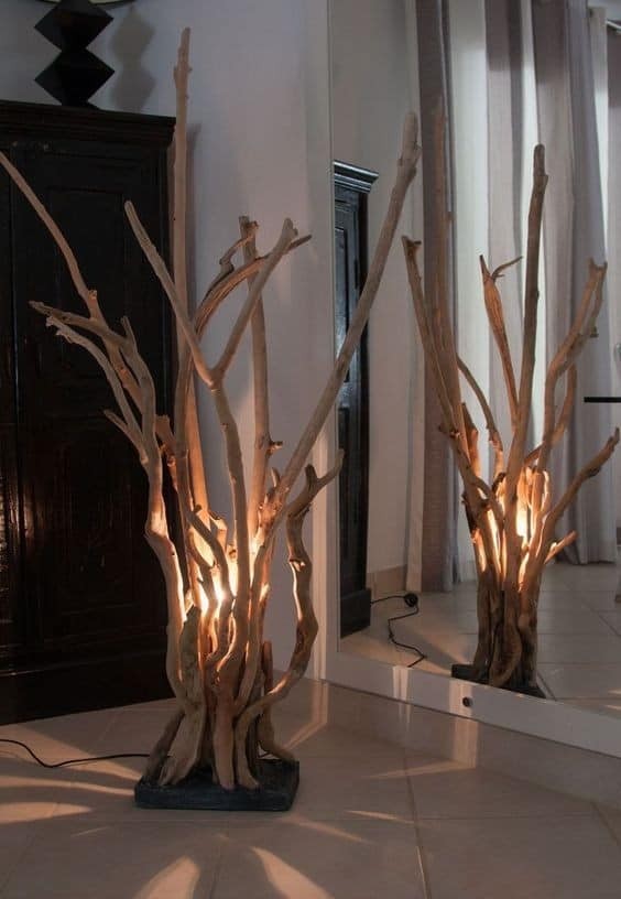 24 idées pour créer votre propre lampe en bois flotté 10 24 idées pour créer votre propre lampe en bois flotté 10