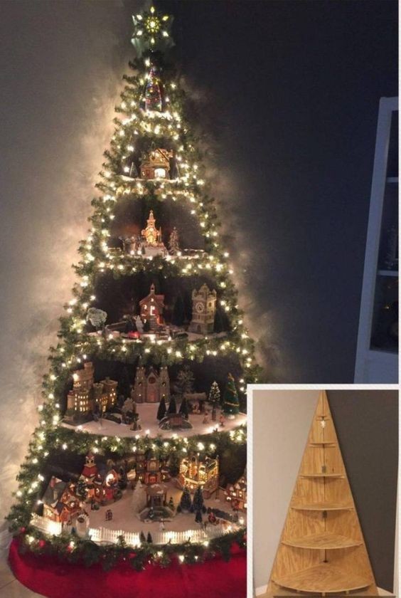 20 arbres de Noël pour les petits espaces (alternatives aux arbres de Noël) 3