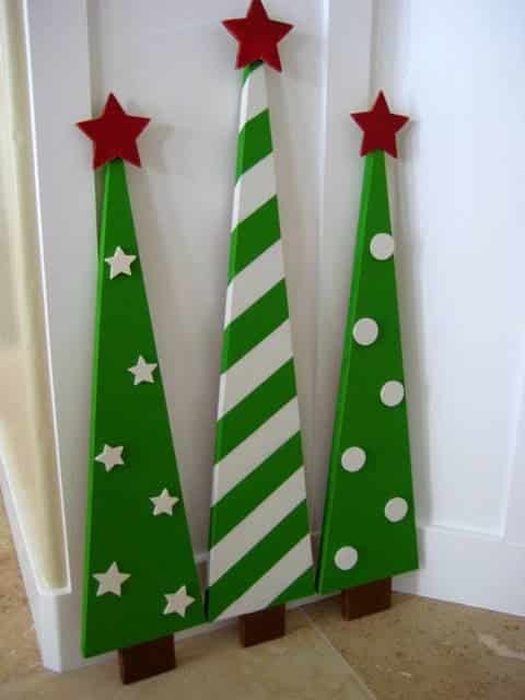 20 arbres de Noël pour les petits espaces (alternatives aux arbres de Noël) 4