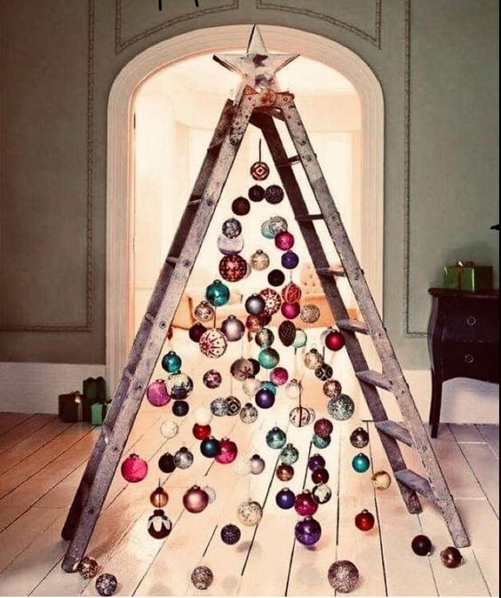 20 arbres de Noël pour les petits espaces (alternatives aux arbres de Noël) 13