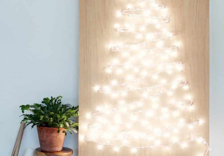 20 arbres de Noël pour les petits espaces (alternatives aux arbres de Noël) 14