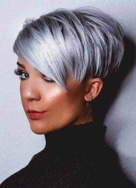 48 Ombrés gris impressionnant pour cheveux courts 12 48 Ombrés gris impressionnant pour cheveux courts 12