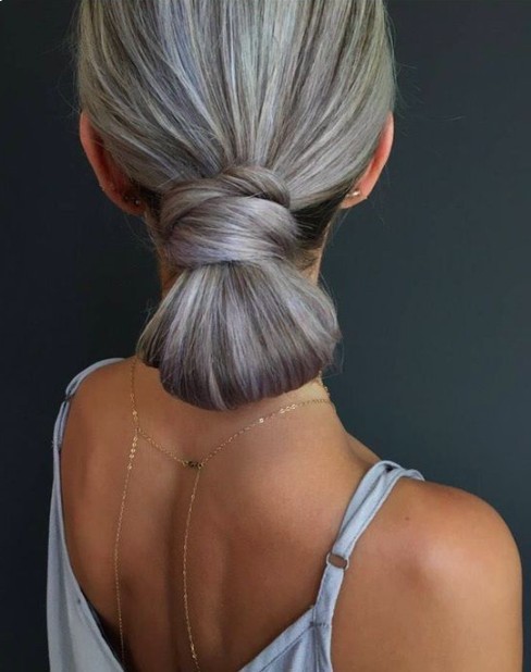 48 Ombrés gris impressionnant pour cheveux courts 17 48 Ombrés gris impressionnant pour cheveux courts 17