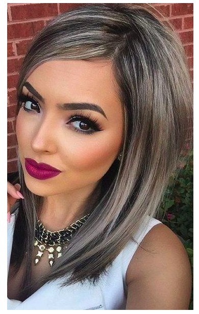 48 Ombrés gris impressionnant pour cheveux courts 21 48 Ombrés gris impressionnant pour cheveux courts 21