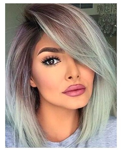 48 Ombrés gris impressionnant pour cheveux courts 23 48 Ombrés gris impressionnant pour cheveux courts 23