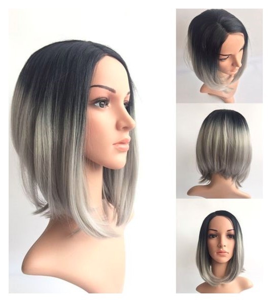 48 Ombrés gris impressionnant pour cheveux courts 24 48 Ombrés gris impressionnant pour cheveux courts 24