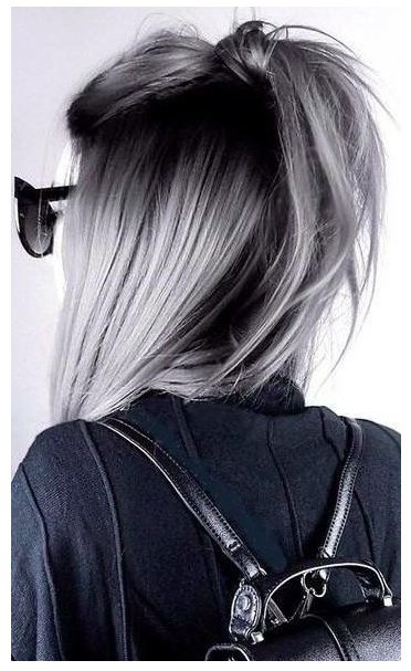 48 Ombrés gris impressionnant pour cheveux courts 25 48 Ombrés gris impressionnant pour cheveux courts 25