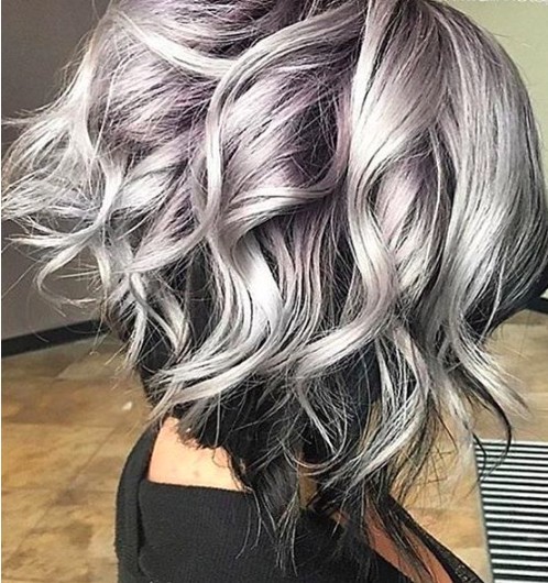 48 Ombrés gris impressionnant pour cheveux courts 28 48 Ombrés gris impressionnant pour cheveux courts 28