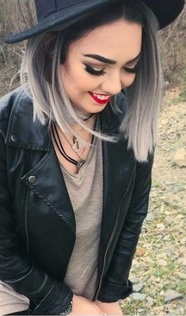 48 Ombrés gris impressionnant pour cheveux courts 29 48 Ombrés gris impressionnant pour cheveux courts 29