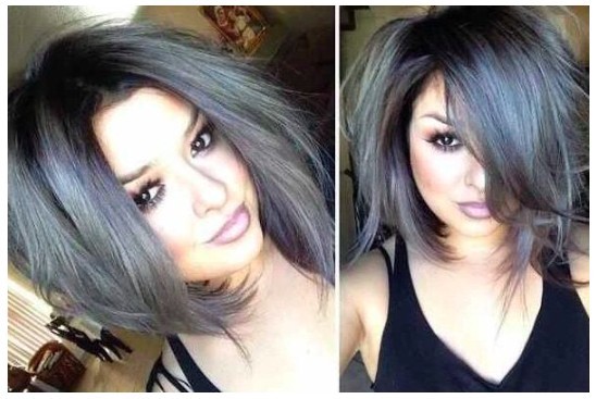 48 Ombrés gris impressionnant pour cheveux courts 32 48 Ombrés gris impressionnant pour cheveux courts 32