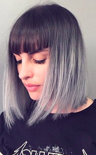 48 Ombrés gris impressionnant pour cheveux courts 37 48 Ombrés gris impressionnant pour cheveux courts 37