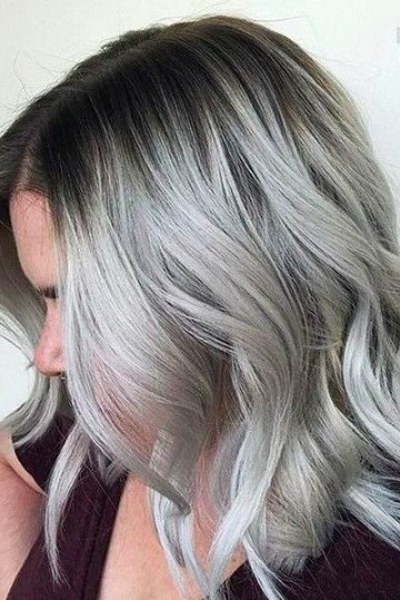 48 Ombrés gris impressionnant pour cheveux courts 48 48 Ombrés gris impressionnant pour cheveux courts 48