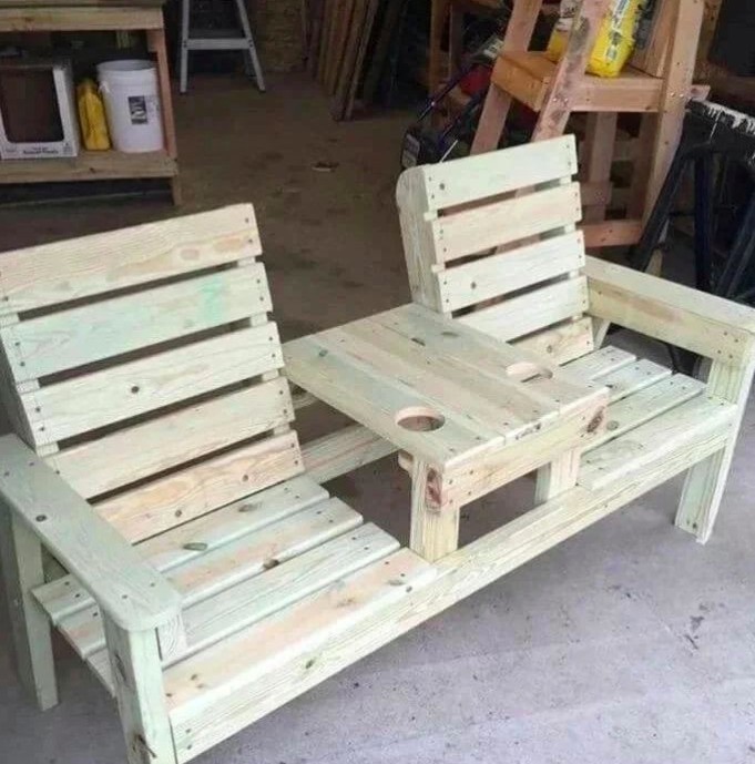 45 idées de meubles en palettes faciles à faire 8