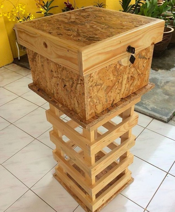 45 idées de meubles en palettes faciles à faire 22