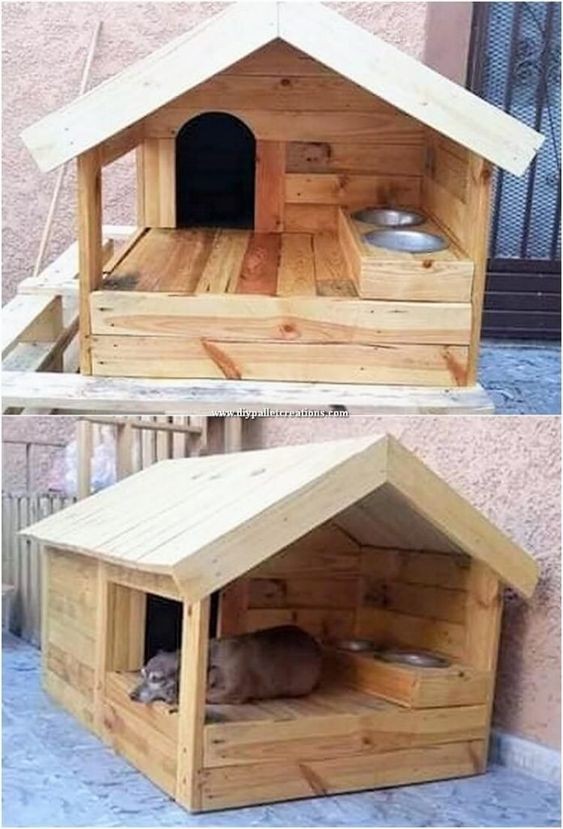 20 cabanes pour chien que vous pouvez faire avec des palettes 9 20 cabanes pour chien que vous pouvez faire avec des palettes 9